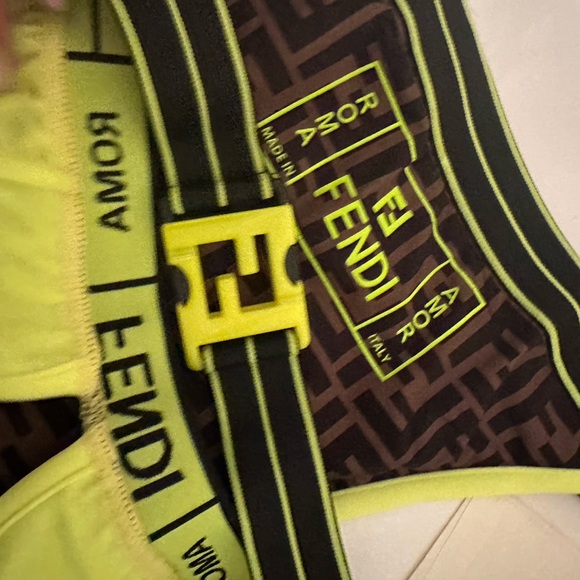 Fendi Logo Swimsuit Bikini NWT - Picture 6 of 8